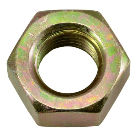 MIDWEST FASTENER Hex Nut, M12-1.50, Steel, Class 8, Zinc Yellow, 8 PK 31013